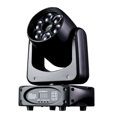 6*15W LED 摇头 蜂眼+激光灯